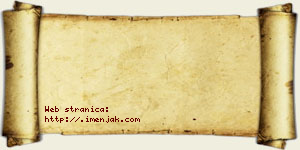 Andjelina Jugović vizit kartica